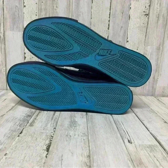 Nike Sweet Classic High Patent Black Turquiose size 9 - Picture 8 of 9